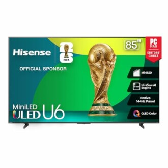 Hisense 85" Class U6 Series Mini-LED 4K UHD Smart Fire TV